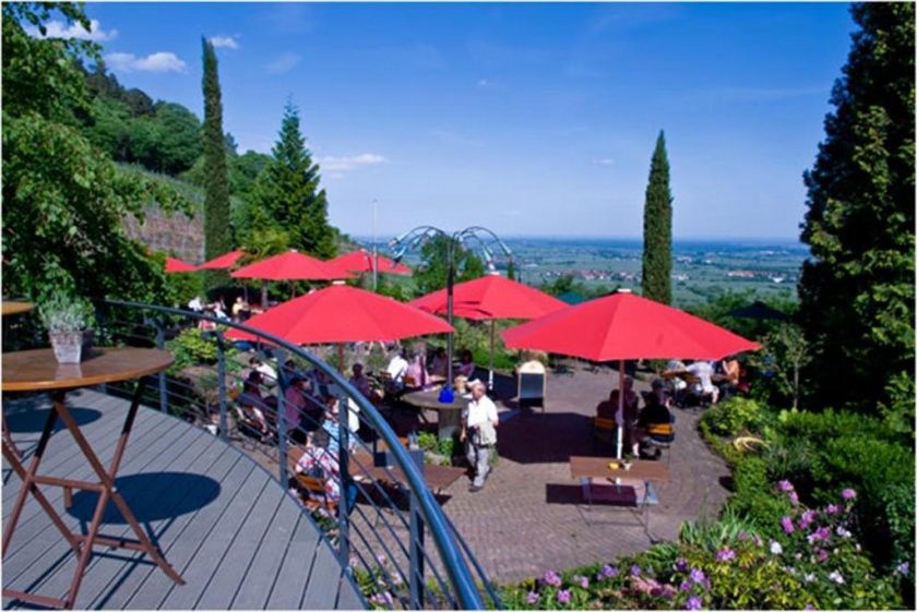 Gutsschänke St. Annaberg - Gästezimmer, Vinothek, Weingut Sankt Annagut - Urlaub auf dem höchstgelegenen Weingut der Pfalz