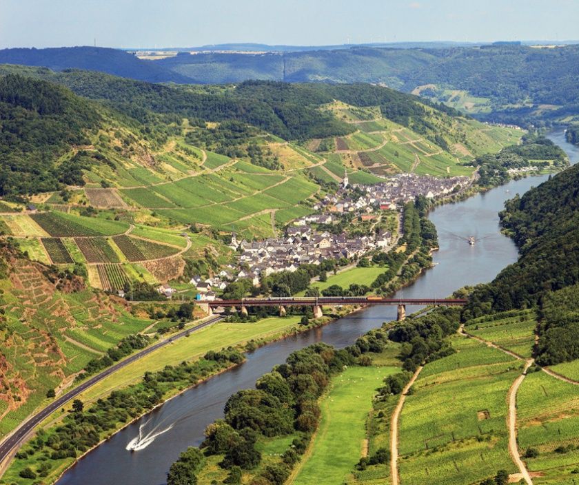 Moselle river valley Germany