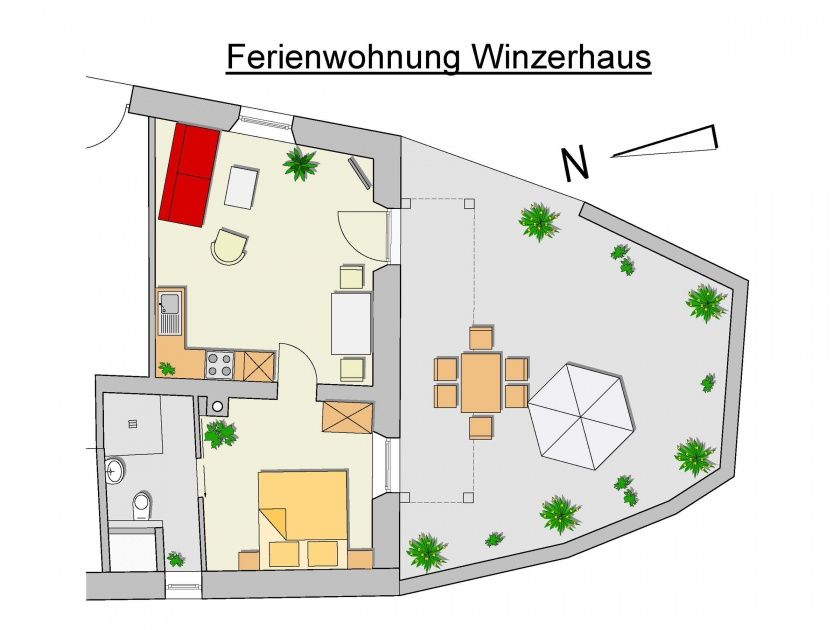 Ferienwohnung Winzerhaus barrierefrei