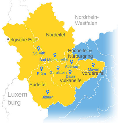 Eifel - The eifel is a low mountain range in western germany and