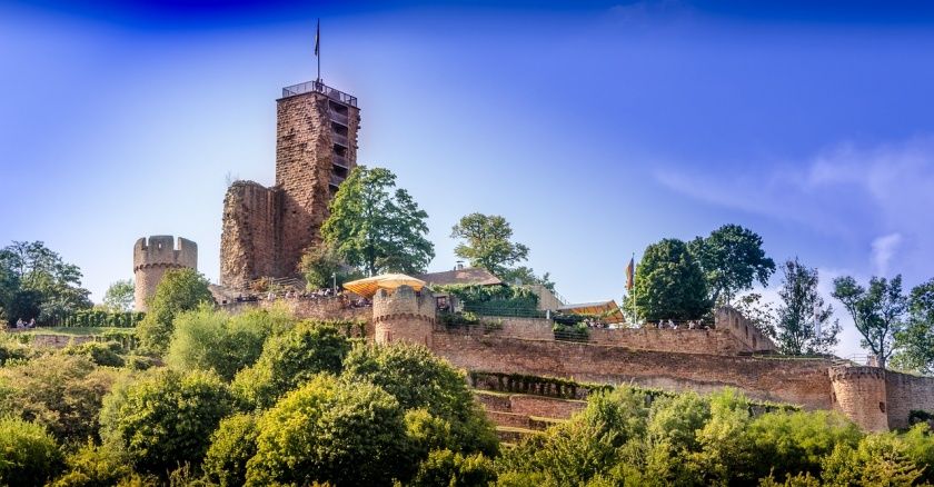 Burg- und Weinfest in Wachenheim 