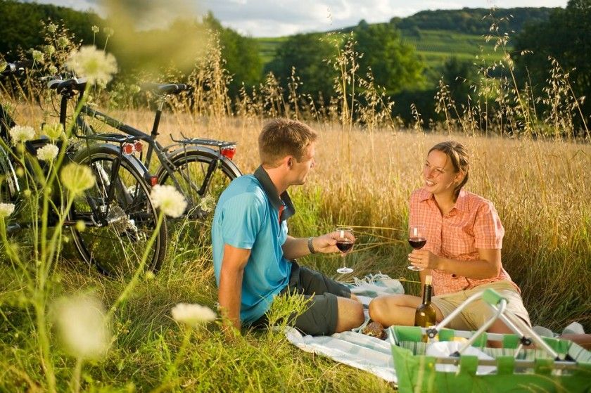 Picknick am Wegesrand